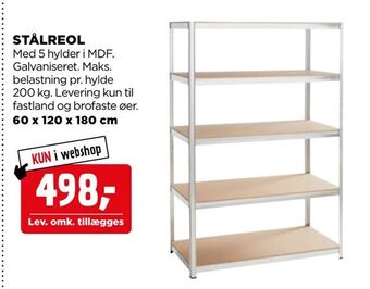 jem & fix Stålreol tilbud