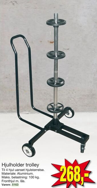 Harald Nyborg Hjulholder trolley tilbud