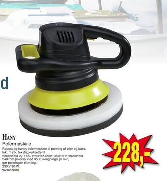 Harald Nyborg Polermaskine tilbud