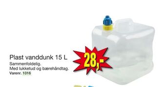 Harald Nyborg Plast vanddunk 15 L tilbud