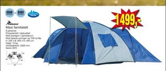 Harald Nyborg Maxi familietelt tilbud