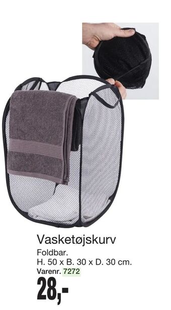 Harald Nyborg Vasketøjskurv tilbud