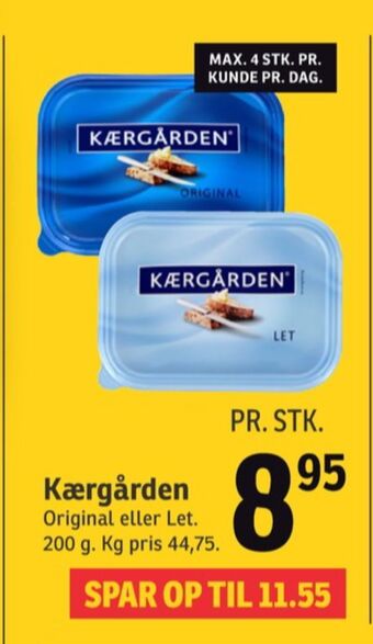SPAR Kærgården smørbar tilbud