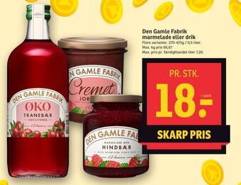 SPAR Den gamle fabrik marmelade tilbud