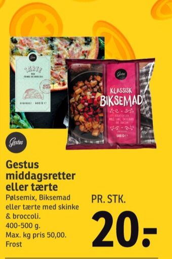 SPAR Gestus biksemad tilbud