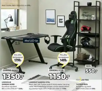 JYSK Kronborg gamerbord tilbud