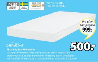 JYSK Dreamzone skummadras tilbud