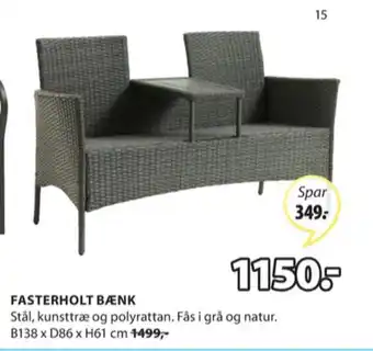 JYSK Jutlandia havebænk tilbud