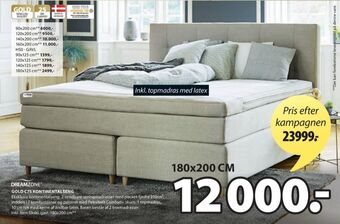 JYSK Dreamzone kontinentalseng tilbud
