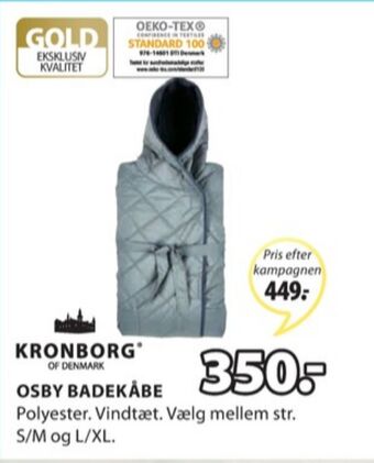 JYSK Kronborg morgenkåbe tilbud