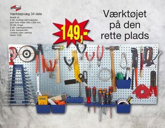 Harald Nyborg Værktøjsvæg 34 dele tilbud