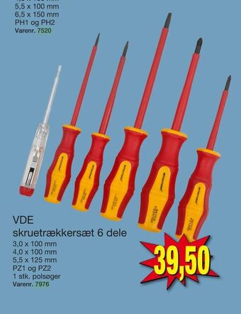 Harald Nyborg VDE skruetrækkersæt 6 dele tilbud