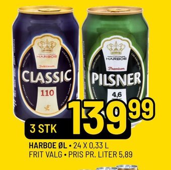 Priss Harboe øl tilbud