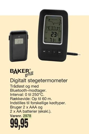 Harald Nyborg Digitalt stegetermometer tilbud