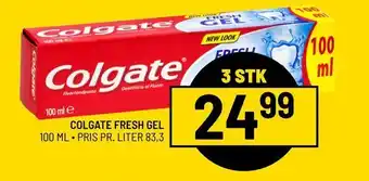 Priss Colgate fresh gel tilbud