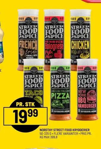 Priss Nordthy street food krydderier tilbud