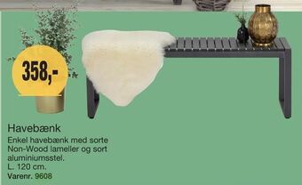 Harald Nyborg Havebænk tilbud