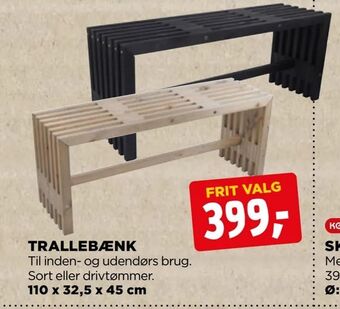 jem & fix Trallebænk tilbud