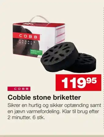 Bauhaus Cobble stone briketter tilbud