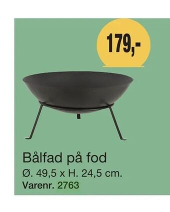 Harald Nyborg Bålfad på fod tilbud
