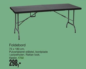 Harald Nyborg Foldebord tilbud
