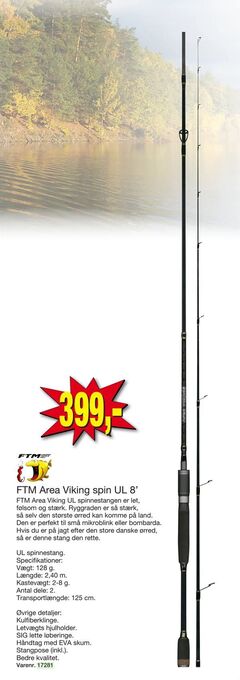 Harald Nyborg FTM Area Viking spin UL 8' tilbud