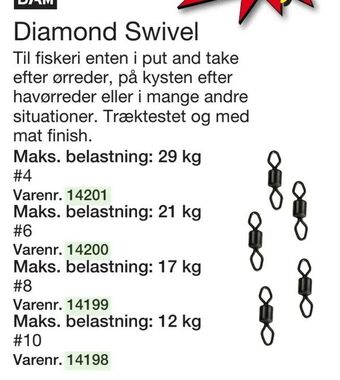 Harald Nyborg Diamond Swivel tilbud