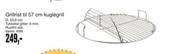 Harald Nyborg Grillrist til 57 cm kuglegrill tilbud