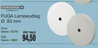 Harald Nyborg Fuga Lampeudtag ø 83 mm tilbud