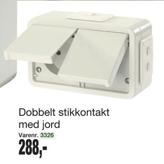 Harald Nyborg Dobbelt stikkontakt med jord tilbud