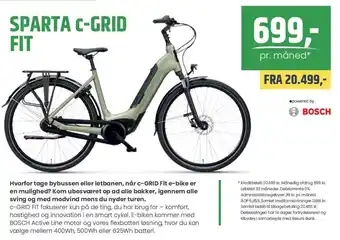 Sparta c-GRID fit pris pr. måned