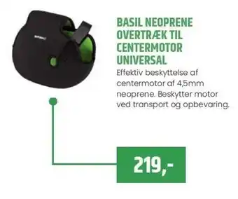 Basil neoprene overtræk til centermotor universal