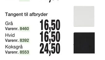 Harald Nyborg Tangent til afbryder tilbud
