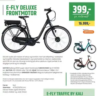 E-Fly Deluxe frontmotor - pris pr. måned