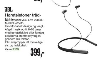 Harald Nyborg Høretelefoner trådløse Model tilbud