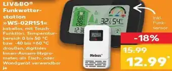 Kaufland DE Liv&Bo Funkwetter-Station WS-02R151 tilbud