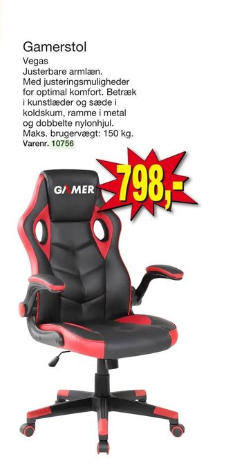 Harald Nyborg Gamerstol tilbud