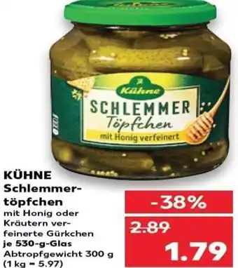 Kaufland Kühne Schlemmer-Töpfchen 530-g tilbud
