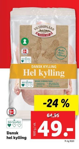 Lidl Vilstrupgård kylling tilbud