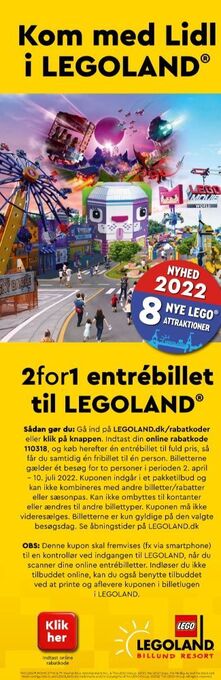 Lidl Legoland annonce tilbud