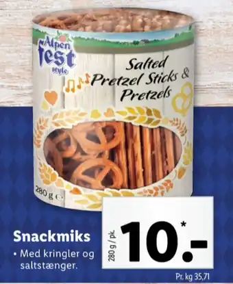 Lidl Alpenfest snacks tilbud