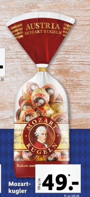 Mozart dessertchokolade