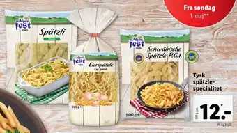 Lidl Alpenfest pasta tilbud