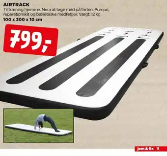 jem & fix Turfline airtrack tilbud
