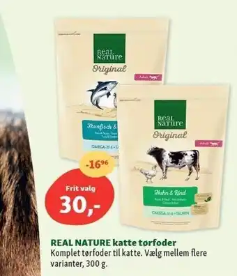 Maxi Zoo Real Nature katte tørfoder tilbud