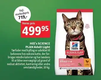 Hill's science plan adult light