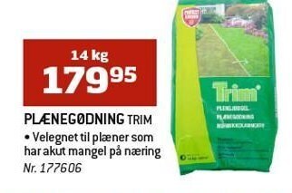 Plænegødning Trim