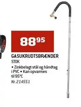 Gas ukrudtsbrænder stok