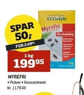 Bygma Myrefri pulver tilbud