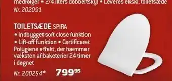 Toiletsæde Spira